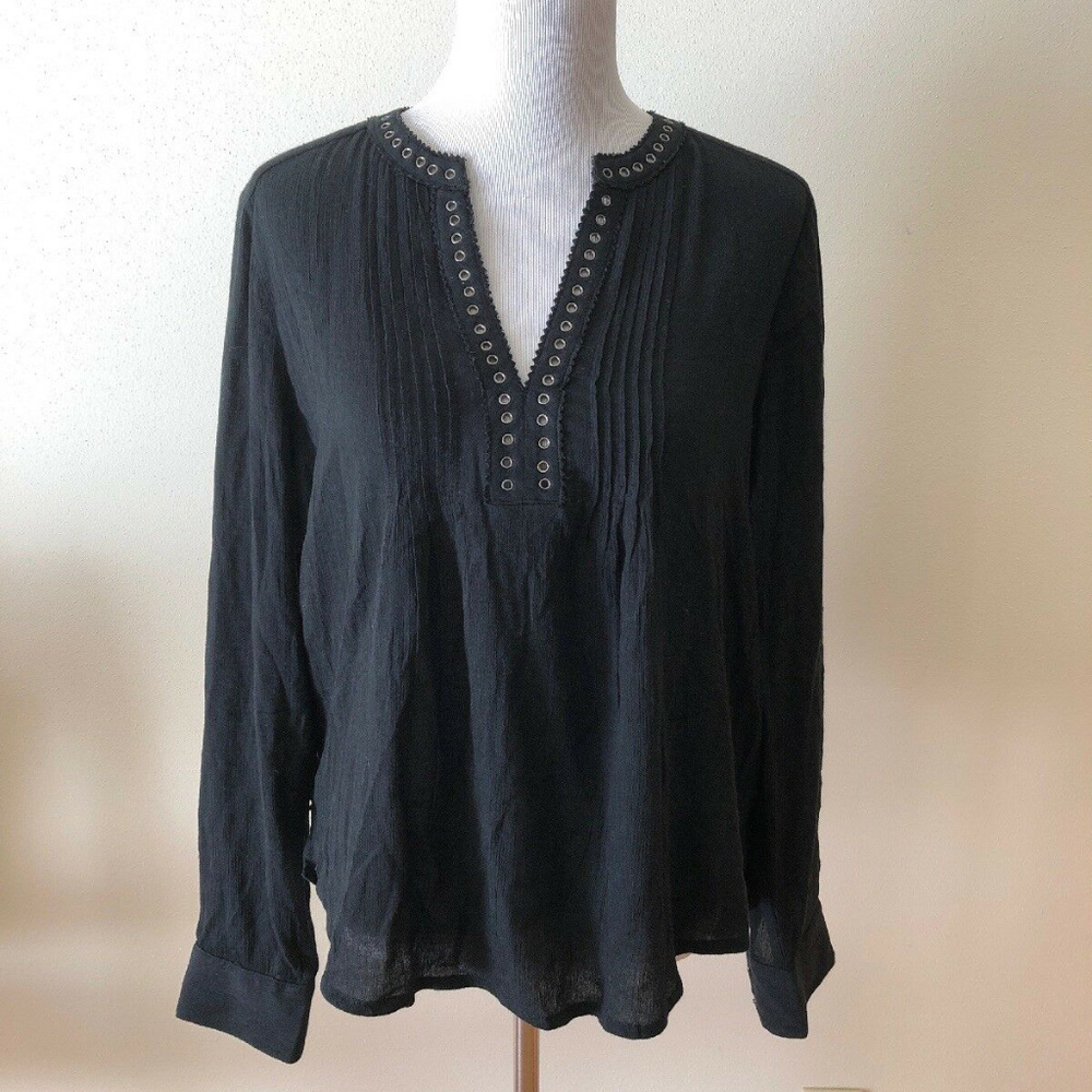 Harley Davidson black long sleeve top - womens M